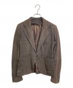 LOEWEロエベ）の古着「ラムレザージャケット　レザージャケット　アウター　ライトアウター」｜ブラウン