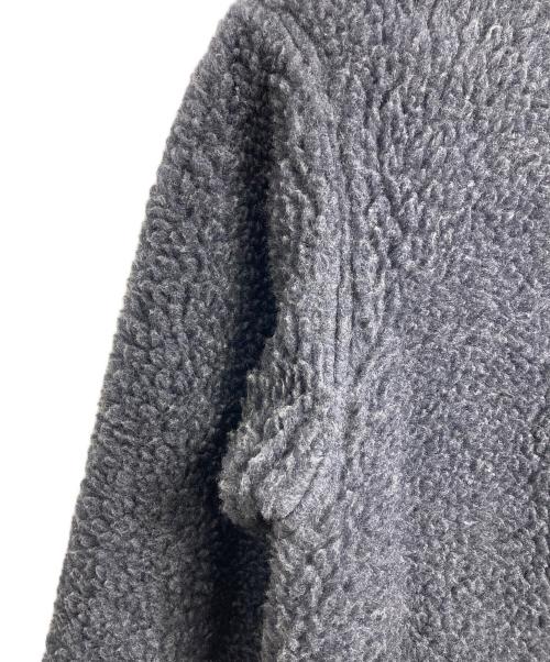 THE NORTHFACE PURPLELABEL（ザ・ノースフェイス パープルレーベル）THE NORTHFACE PURPLELABEL Wool Boa WINDSTOPPER Field Cardigan  ウールボア　フィールドカーディガン　ボアジャケット　アウター　スポーツ　アウトドア グレー サイズ:Sの古着・服飾アイテム