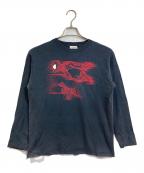 UNIVERSAL STUDIOS JAPANユニバーサルスタジオジャパン）の古着「【古着】00’S ムービーTシャツ 長袖　ロングスリーブカットソー　スパイダーマン　MARVEL  2000年代」｜ブラック