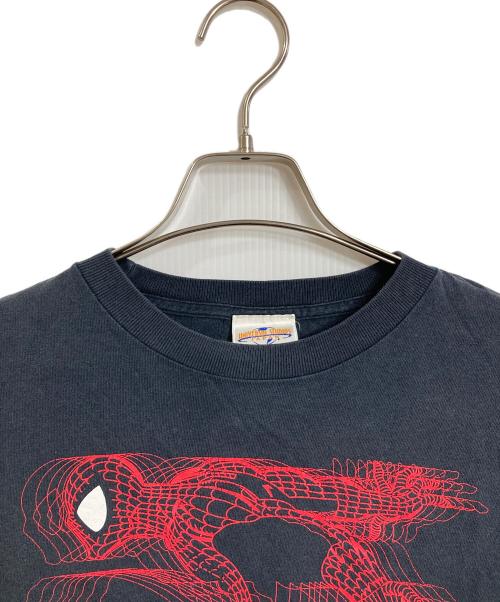 UNIVERSAL STUDIOS JAPAN（ユニバーサルスタジオジャパン）UNIVERSAL STUDIOS JAPAN (ユニバーサルスタジオジャパン) 【古着】00’S ムービーTシャツ 長袖　ロングスリーブカットソー　スパイダーマン　MARVEL  2000年代 ブラック サイズ:Mの古着・服飾アイテム