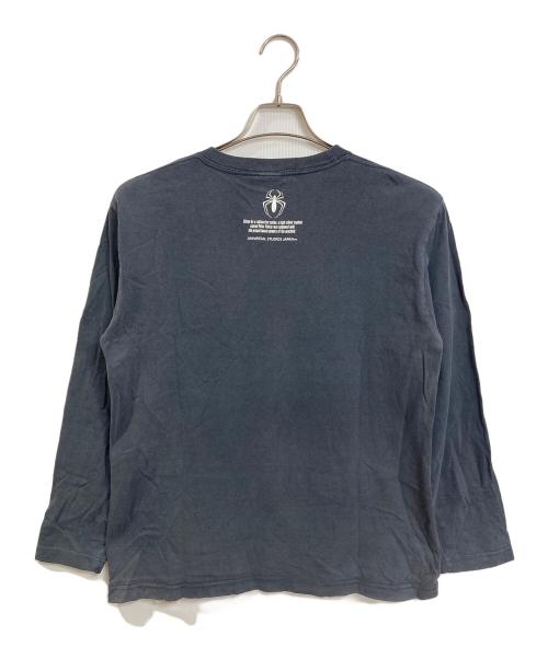 UNIVERSAL STUDIOS JAPAN（ユニバーサルスタジオジャパン）UNIVERSAL STUDIOS JAPAN (ユニバーサルスタジオジャパン) 【古着】00’S ムービーTシャツ 長袖　ロングスリーブカットソー　スパイダーマン　MARVEL  2000年代 ブラック サイズ:Mの古着・服飾アイテム