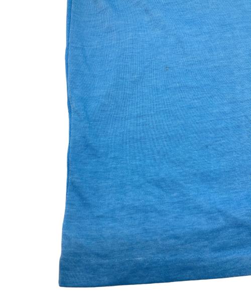 adidas（アディダス）adidas (アディダス) 【古着】80’S 半袖カットソー　USA製　3ライン　USA製 ネイビー×ブルー サイズ:Lの古着・服飾アイテム