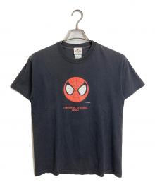 UNIVERSAL STUDIOS JAPAN（ユニバーサルスタジオジャパン）の古着「【古着】90’S スパイダーマン ヴィンテージTシャツ　1999年 MARVELコピーライター有 メキシコ製」｜ブラック