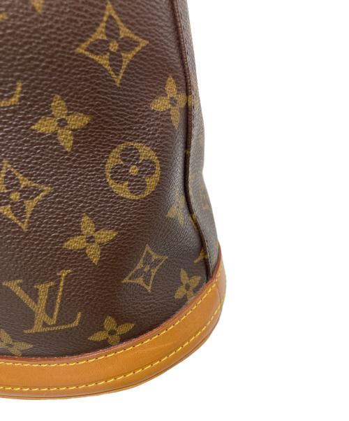 LOUIS VUITTON（ルイ ヴィトン）LOUIS VUITTON (ルイ ヴィトン) ショルダーバッグ　ハンドバッグ　モノグラム　バケットPM USA製 ブラウン サイズ:PMの古着・服飾アイテム