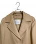 MaxMara (マックスマーラ) アンゴラ混キャメルショートコート　キャメル×ウール×アンゴラ ベージュ サイズ:42：28000円