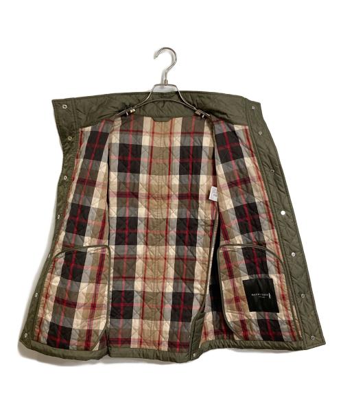 MACKINTOSH LONDON（マッキントッシュ ロンドン）MACKINTOSH LONDON (マッキントッシュ ロンドン) 裏チェックキルティングジャケット　フードキルティングジャケット オリーブ サイズ:38の古着・服飾アイテム