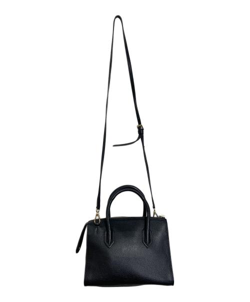 FURLA（フルラ）FURLA (フルラ) 2WAYショルダーバッグ　レザーバッグ ブラック サイズ:実寸参照の古着・服飾アイテム