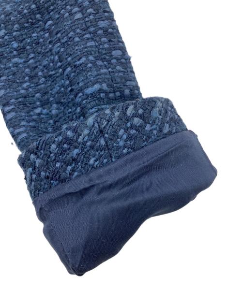 Rene（ルネ）Rene (ルネ) セットアップツイードジャケット　ワンピース　ノースリーブワンピース　ジャケット　日本製 ネイビー サイズ:36の古着・服飾アイテム