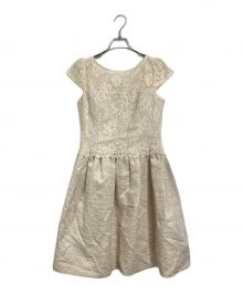 Rene（ルネ）の古着「セレモニーワンピース」｜ベージュ