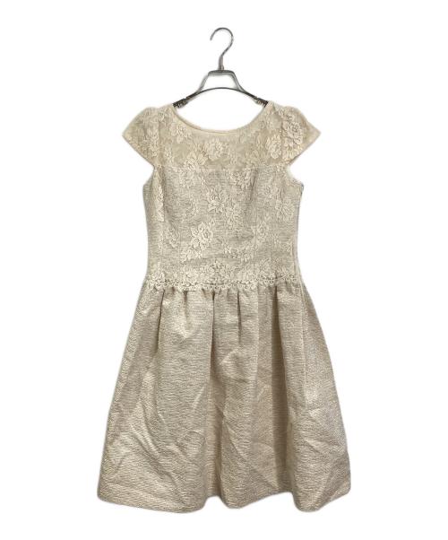 Rene（ルネ）Rene (ルネ) セレモニーワンピース ベージュ サイズ:36の古着・服飾アイテム