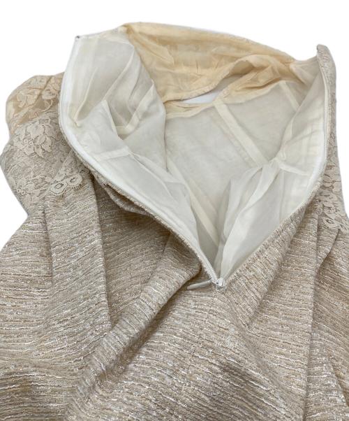 Rene（ルネ）Rene (ルネ) セレモニーワンピース ベージュ サイズ:36の古着・服飾アイテム