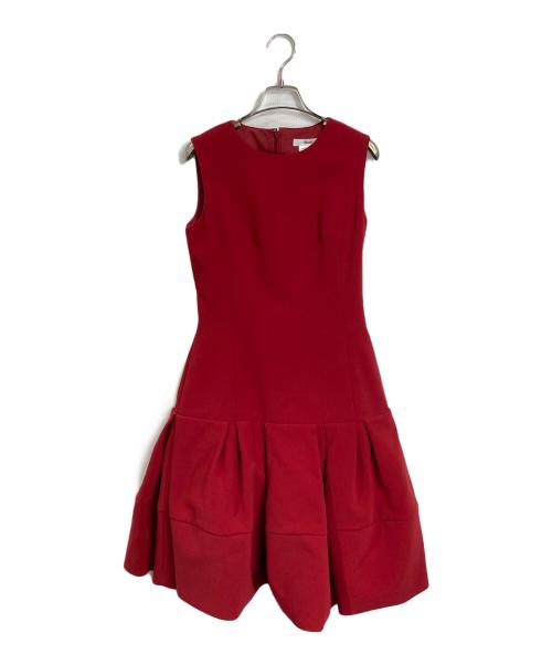 Rene（ルネ）Rene (ルネ) ノースリーブワンピース　ドレスワンピース レッド サイズ:36の古着・服飾アイテム