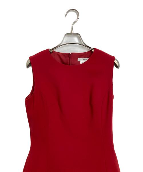 Rene（ルネ）Rene (ルネ) ノースリーブワンピース　ドレスワンピース レッド サイズ:36の古着・服飾アイテム