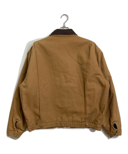 Dickies（ディッキーズ）Dickies (ディッキーズ) 企業ロゴ ダックジャケット　ワークジャケット ブラウン サイズ:実寸参照の古着・服飾アイテム