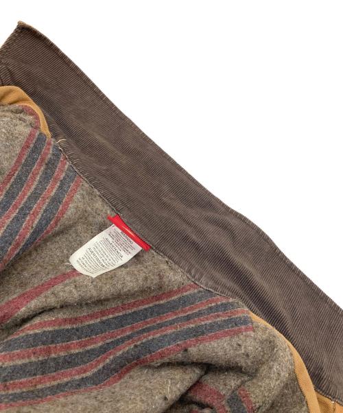 Dickies（ディッキーズ）Dickies (ディッキーズ) 企業ロゴ ダックジャケット　ワークジャケット ブラウン サイズ:実寸参照の古着・服飾アイテム