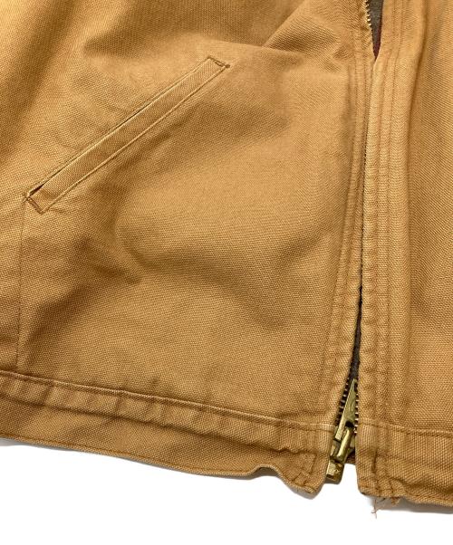 Dickies（ディッキーズ）Dickies (ディッキーズ) 企業ロゴ ダックジャケット　ワークジャケット ブラウン サイズ:実寸参照の古着・服飾アイテム