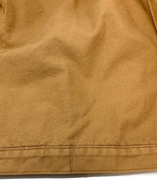 Dickies（ディッキーズ）Dickies (ディッキーズ) 企業ロゴ ダックジャケット　ワークジャケット ブラウン サイズ:実寸参照の古着・服飾アイテム