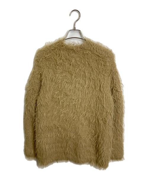 VEVIRED（ヴェビレッド）VEVIRED (ヴェビレッド) Vネックシャギーニットプルオーバー ベージュ サイズ:38の古着・服飾アイテム