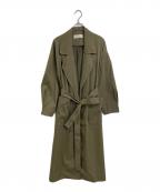 Plageプラージュ）の古着「レジェーロロングコート」｜グリーン