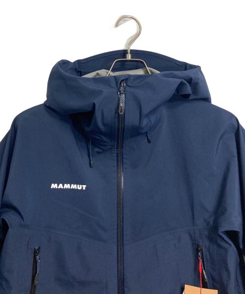 MAMMUT（マムート）MAMMUT (マムート) Crater HS Hooded Jacket AF Men クレーターHSフーデッドジャケット　GORE-TEX　 ネイビー marine サイズ:ASIA：M　　US：S 未使用品の古着・服飾アイテム