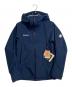 MAMMUT（マムート）の古着「Crater HS Hooded Jacket AF Men クレーターHSフーデッドジャケット　GORE-TEX　」｜ネイビー marine