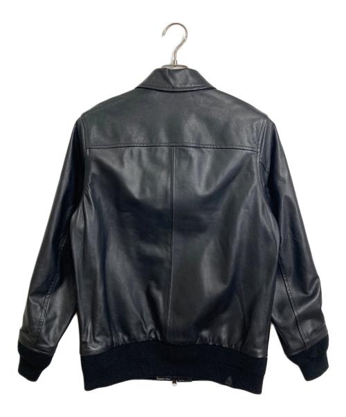 Denham（デンハム）Denham (デンハム) ラムレザージャケット レザーブルゾン　羊革 ブラック サイズ:S 未使用品の古着・服飾アイテム