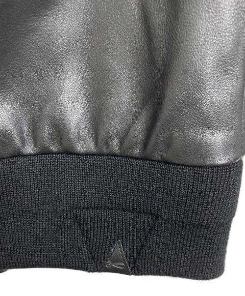 Denham（デンハム）Denham (デンハム) ラムレザージャケット レザーブルゾン　羊革 ブラック サイズ:S 未使用品の古着・服飾アイテム