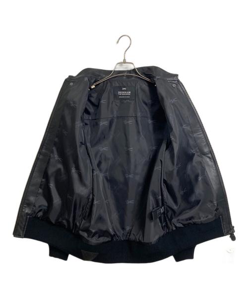 Denham（デンハム）Denham (デンハム) ラムレザージャケット レザーブルゾン　羊革 ブラック サイズ:S 未使用品の古着・服飾アイテム