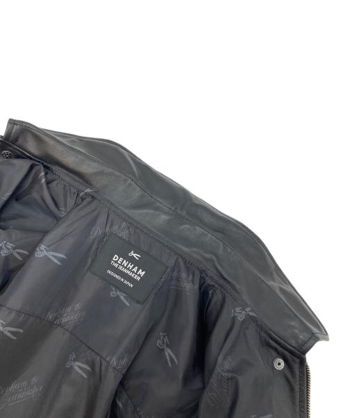 Denham（デンハム）Denham (デンハム) ラムレザージャケット レザーブルゾン　羊革 ブラック サイズ:S 未使用品の古着・服飾アイテム
