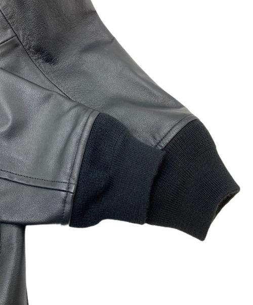 Denham（デンハム）Denham (デンハム) ラムレザージャケット レザーブルゾン　羊革 ブラック サイズ:S 未使用品の古着・服飾アイテム