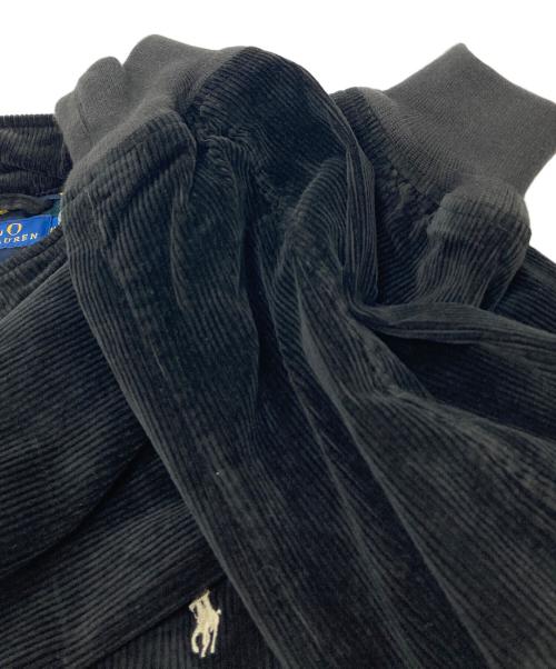 POLO RALPH LAUREN（ポロ・ラルフローレン）POLO RALPH LAUREN (ポロ・ラルフローレン) コーデュロイスイングトップ　ジップアップ　長袖ジャケット　2ポケット ブラック サイズ:M 未使用品の古着・服飾アイテム