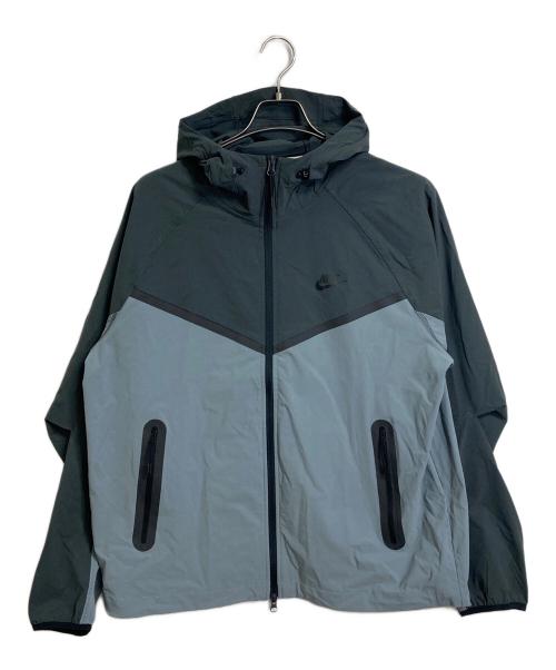 NIKE（ナイキ）NIKE (ナイキ) ウィンドランナー フルジップウーブンジャケット グレー サイズ:L 未使用品の古着・服飾アイテム