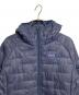 Patagonia (パタゴニア) micro puff hoodie マイクロパフフーディ ウィメンズ　中綿ジャケット ネイビー サイズ:L 未使用品：27000円
