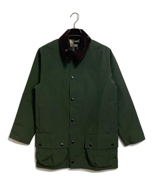 Barbour（バブアー）Barbour (バブアー) BEAUFORT ビューフォート コーデュロイ切り替え  2レイヤーブルゾン ジャケット オリーブ 024 セージグリーン サイズ:36 未使用品の古着・服飾アイテム
