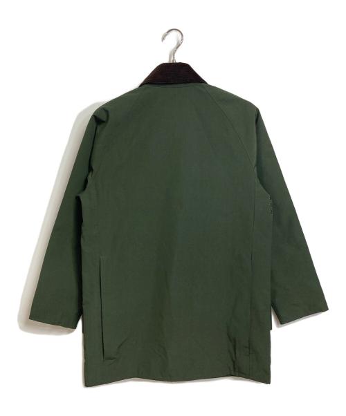 Barbour（バブアー）Barbour (バブアー) BEAUFORT ビューフォート コーデュロイ切り替え  2レイヤーブルゾン ジャケット オリーブ 024 セージグリーン サイズ:36 未使用品の古着・服飾アイテム
