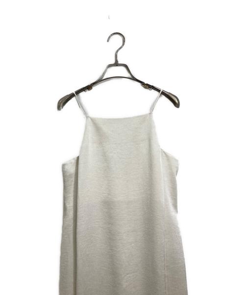 IENA（イエナ）IENA (イエナ) endo.ダブルサテンキャミワンピース ホワイト サイズ:36 未使用品の古着・服飾アイテム