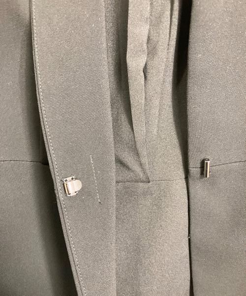 PLST（プラステ）PLST (プラステ) トリアセブレンドペプラムジャケット　アウター　ライトアウター　オフィスカジュアル　セレモニー ブラック サイズ:Mの古着・服飾アイテム