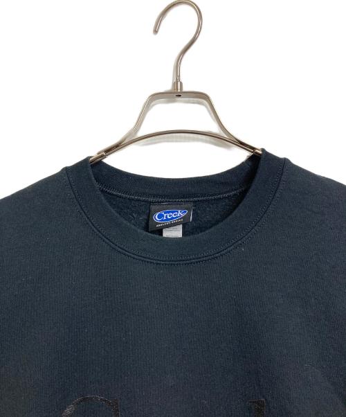 Creek（クリーク）creek (クリーク) ロゴスウェット ブラック サイズ:Lの古着・服飾アイテム