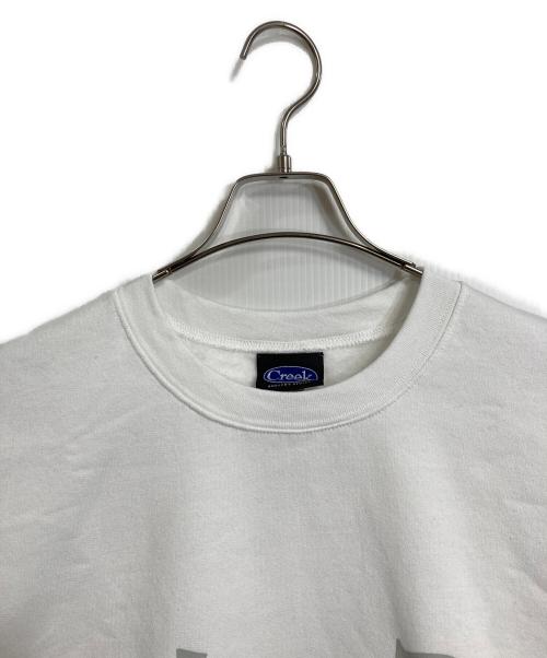 Creek（クリーク）creek (クリーク) 反転ロゴスウェット　スウェット ホワイト サイズ:Lの古着・服飾アイテム