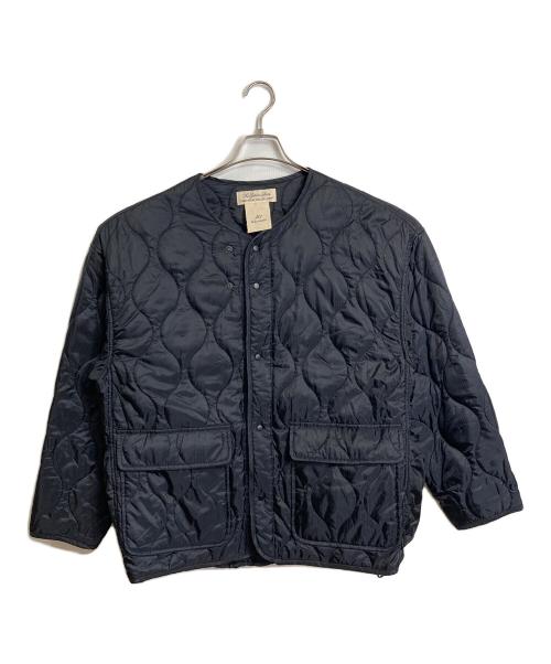REMI RELIEF（レミレリーフ）REMI RELIEF (レミレリーフ) Nylon Ripstop Quilting Jacket ナイロン リップストップ キルティング ジャケット アウター ブラック サイズ:Lの古着・服飾アイテム