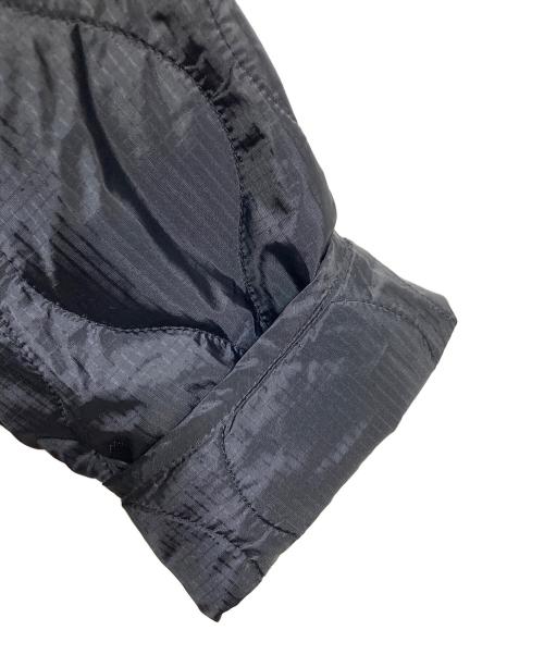 REMI RELIEF（レミレリーフ）REMI RELIEF (レミレリーフ) Nylon Ripstop Quilting Jacket ナイロン リップストップ キルティング ジャケット アウター ブラック サイズ:Lの古着・服飾アイテム