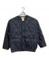 REMI RELIEF（レミレリーフ）の古着「Nylon Ripstop Quilting Jacket ナイロン リップストップ キルティング ジャケット アウター」｜ブラック