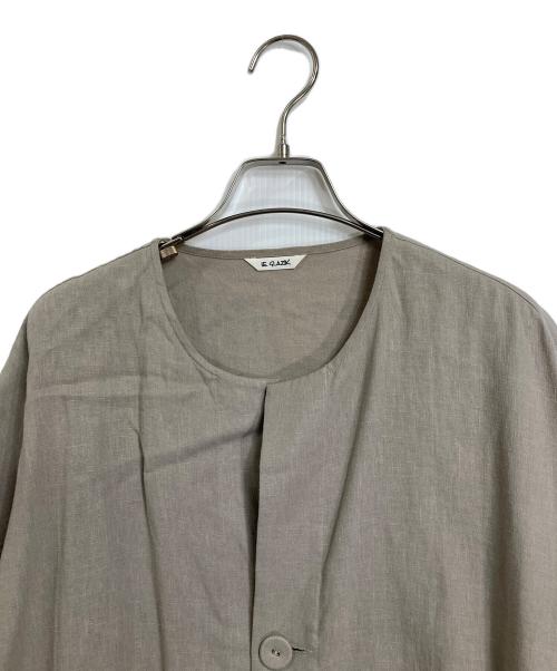 LE GLAZIK（ル グラジック）LE GLAZIK (ル グラジック) リネンジャケット　ライトジャケット　日本製 ベージュ サイズ:36の古着・服飾アイテム