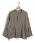LE GLAZIK（ル グラジック）の古着「リネンジャケット　ライトジャケット　日本製」｜ベージュ