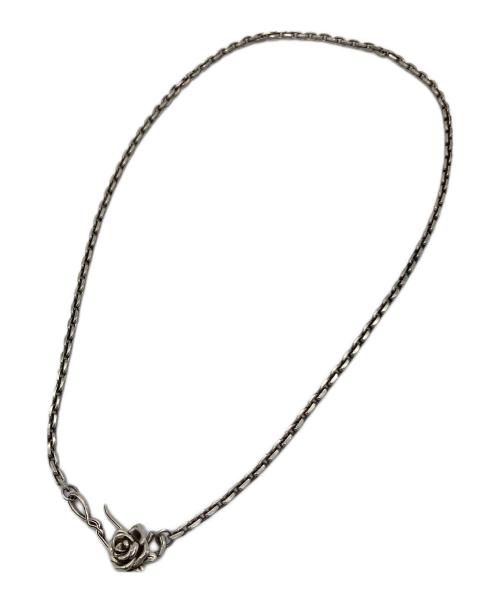 WTLA（ダブリューティーエルエー）WTLA (ダブリューティーエルエー) Rose Pigno se Chain Necklace　ワールドリーワイズ　シルバ−925 シルバー サイズ:実寸参照の古着・服飾アイテム
