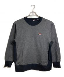 NANGA（ナンガ）の古着「ECO HYBRID MINI BOX LOGO EMBROIDERY SWEATSHIRT エコ ハイブリッド ミニ ボックス ロゴ エンブロイダリー スウェットシャツ  スウェット」｜グレー