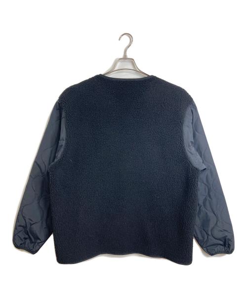 PLST（プラステ）PLST (プラステ) ボアフリースコンビネーションカーディガン　アウター ブラック サイズ:XL 未使用品の古着・服飾アイテム