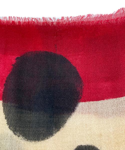 FALIERO SARTI（ファリエロサルティ）FALIERO SARTI (ファリエロサルティ) ドットデザインウールスカーフ　ビックサイズ　イタリア製 マルチカラー サイズ:実寸参照の古着・服飾アイテム