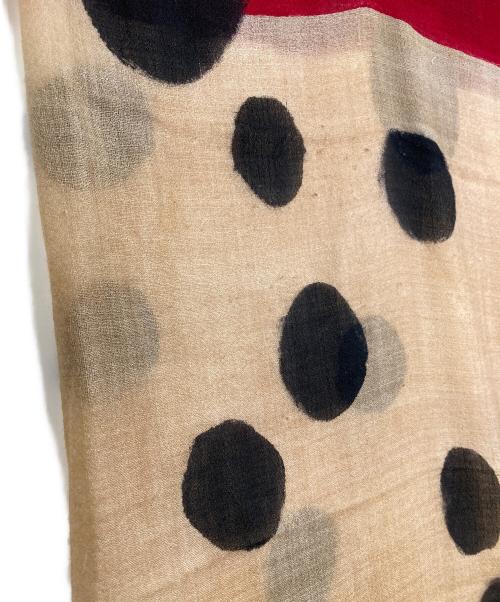 FALIERO SARTI（ファリエロサルティ）FALIERO SARTI (ファリエロサルティ) ドットデザインウールスカーフ　ビックサイズ　イタリア製 マルチカラー サイズ:実寸参照の古着・服飾アイテム