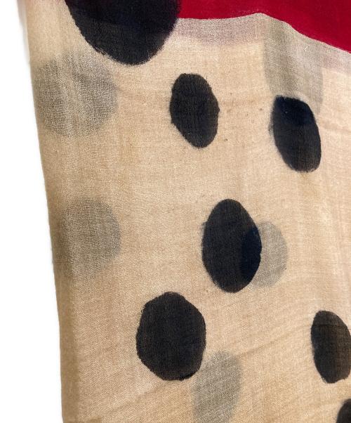 FALIERO SARTI（ファリエロサルティ）FALIERO SARTI (ファリエロサルティ) ドットデザインウールスカーフ　ビックサイズ　イタリア製 マルチカラー サイズ:実寸参照の古着・服飾アイテム